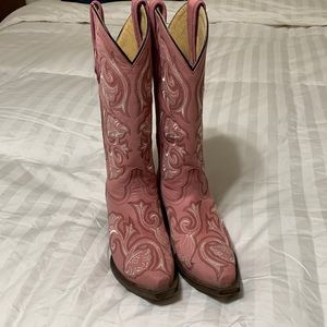 Corral Boots Ladies Pink size 6.5